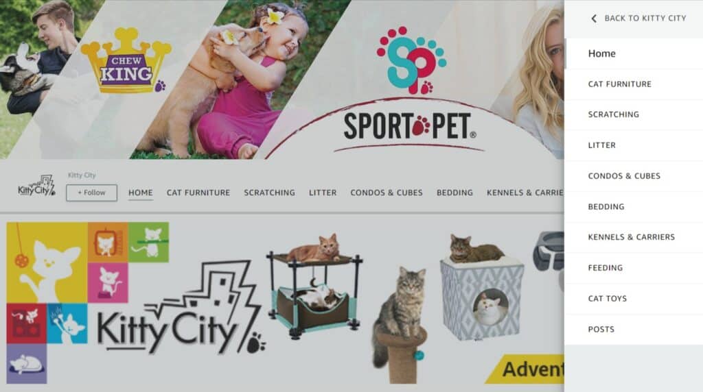 Amazon Kitty City Store