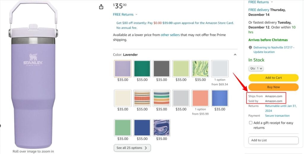 Ships from and sold by Amazon